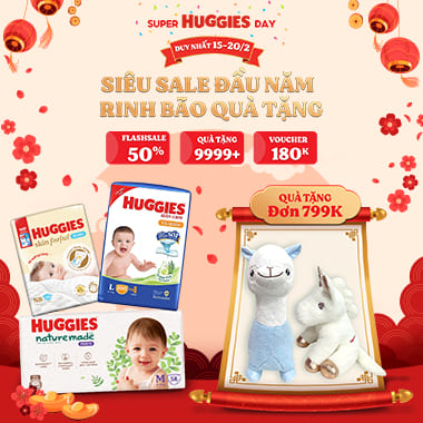 Pop up Huggies dry sơ sinh bọc kén con tằm