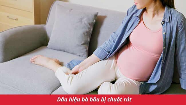 Một số dấu hiệu bà bầu bị chuột rút 