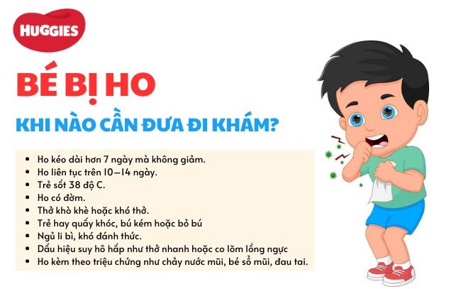 Trẻ sơ sinh bị ho liên tục hơn 7 ngày không giảm mẹ nên đưa bé đi khám